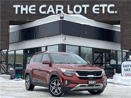 2021 Kia Seltos SX Turbo (Stk: 26068-1) in Sudbury - Image 1 of 26