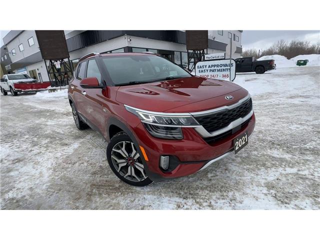 2021 Kia Seltos SX Turbo (Stk: 26068-1) in Sudbury - Image 3 of 26